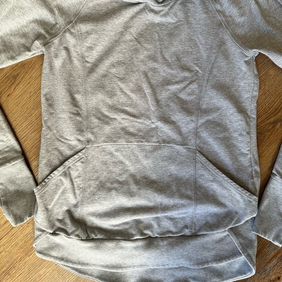 Athleta French Terry gray track pullover, size small - Picture 4 of 4